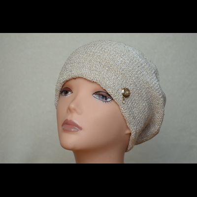 Берет с пайетками весна лето 2019 Vizio Италия S A 4 бежевый