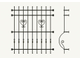 Решетка на окно №029