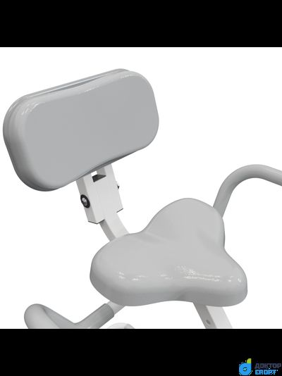 Велотренажер X-Bike DFC DavCreator Max PRO, бело-голубой