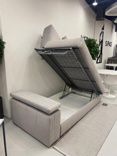 ДИВАН-СОФА, ДВУХМЕСТНАЯ ПАРКЕР, МЕТАЛЛОСКЕЛЕТ, С МЕХАНИЗМОМ МАТРИКС И ЯЩИКОМ, РЕГУЛИРУЕМЫЙ ПОДЛОКОТНИК, СЪЕМНЫЙ ЧЕХОЛ, ПОДЪЕМНЫЙ МЕХАНИЗМ