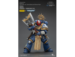 Ультрамарин брат Метаурус (Warhammer 40K) - КОЛЛЕКЦИОННАЯ ФИГУРКА 1/18 Metaurus with Power Axe, Stormshield and Plasma Pistol (JT02786) - JOYTOY