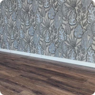 Плинтус ХДФ Dollken Cubu Flex Life 60мм Х 2,5 м 1013/5012 Белый