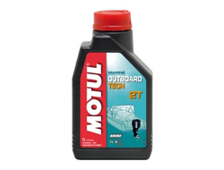 Масло моторное для 2-x тактных двигателей Motul MARINE 2T 2T OUTBOARD TECH 2T TC-W3 - 1 Л (102789)