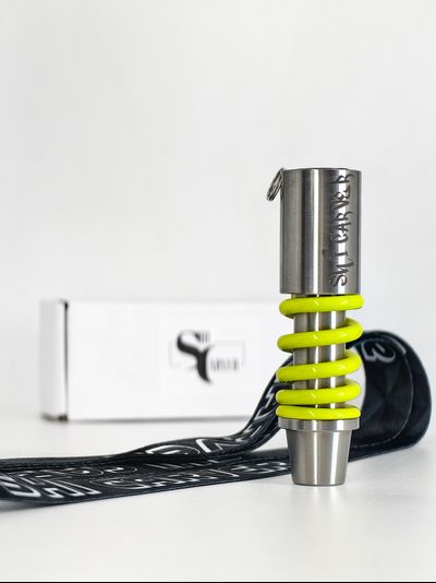 МУНДШТУК SPRING 2.0 NEON LIME С ЛЕНТОЙ