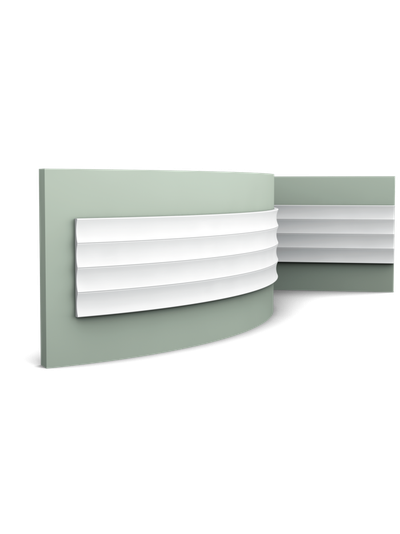 Декоративная стеновая 3D панель из полиуретана Orac Decor W114 VALLEY XL