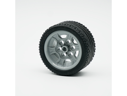 Tires and Hubs/ AN Cada56Ax4 КОМПЛЕКТ 4 шт покрышки CaDa Wheel 56 x 28 ZR Street с диском 43х26 мм в сборе  (АНАЛОГ) Light Bluish Gray  / AN SET, n/a (9969-1) / 8 шт.