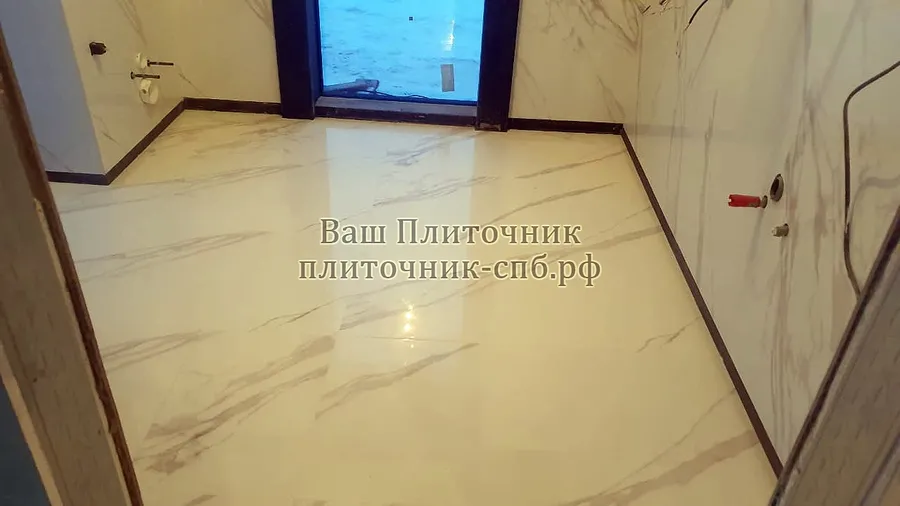 Укладка керамогранита 120*60 см на пол