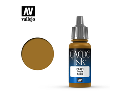 Vallejo: Краска акриловая Game Ink 72.091 "Sepia"