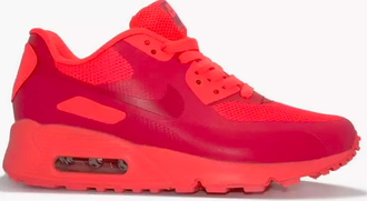 Nike Air Max 90 Hyperfuse красные с оранжевым (36-40) Арт. 008M