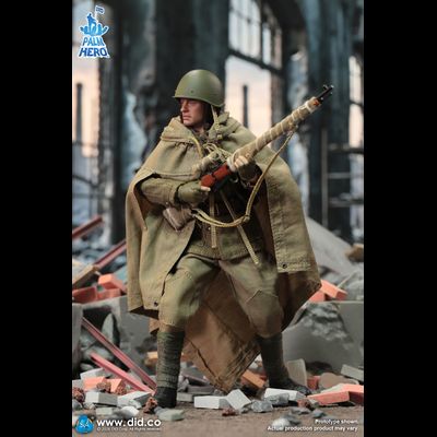 ПРЕДЗАКАЗ - Снайпер Василий Зайцев (Джуд Лоу, "Враг у ворот") - КОЛЛЕКЦИОННАЯ ФИГУРКА 1/12 WWII Russian Sniper – Vasily Zaitsev (XR80037) - DID ?ЦЕНА: 9600 РУБ.?