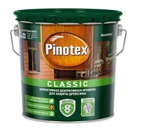 Pinotex Classic декоративно-защитная пропитка для древесины