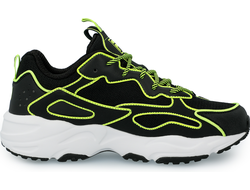 Кроссовки FILA RAY TRACER NEON Черно-зеленые женские (36-41)