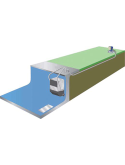 Противоток навесной Fastlane до 1140 м3/ч 3,75 кВт, 380В (акрил, темно-синий)