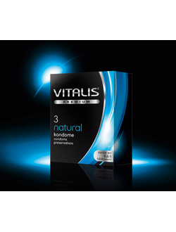 ПРЕЗЕРВАТИВЫ VITALIS PREMIUM №3 NATURAL