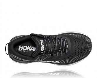 Мужские кроссовки HOKA BONDI 7  1110518-BWHT (Размеры: 8,5; 9; 9,5; 10; 10,5)