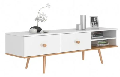 Тумба TV-1 Art design белый/бук