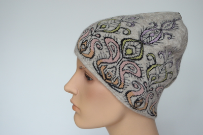 Шапка Vizio 1036 CY бежевая