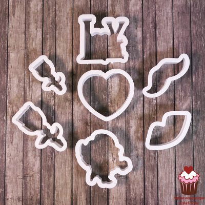 Набор форм Любовь, 7 шт.