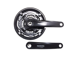 Система Shimano TY701, кв., 175 мм, 48-38-28T, 6/7/8 ск., с защ., черн., EFCTY701E888CL1