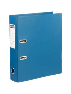 Папка-регистратор Attache с покрытием ПВХ, 75мм, темно-синий