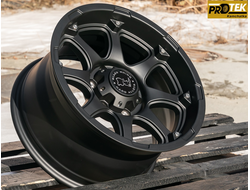 Комплект дисков R17 9,0J ET+12 6*139,7 Black Rhino Glamis Черный матовый (R696)