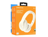 6941991106705 Наушники bluetooth полноразмерные BOROFONE BO24 Gratified BT headphones (белый)