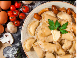 Вареники с картофелем и грибами