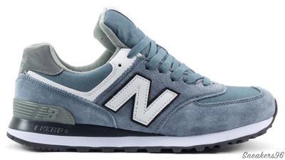 New Balance 574 Мужские Gray/Blue (41-45)