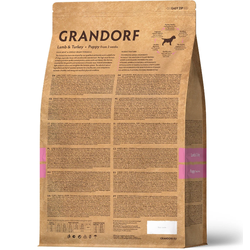 Grandorf Puppy: для щенков всех пород ягненок с индейкой, 3 кг