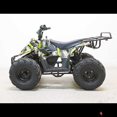 Квадроцикл GreenCamel Gobi K51 (30Ah 36V 800W R7 Цепь) быстросъем, ножной тормоз, pеленый экстрим