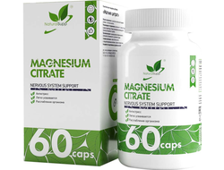 Магний цитрат (Magnesium Citrate), 60 кап. (NaturalSupp)