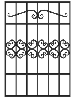 ОКОННАЯ РЕШЕТКА арт.РК-04