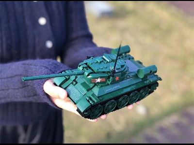 Танк-34 + 5 солдат + пулемет Максим