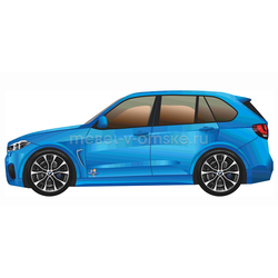 ЗБ023 Кровать "Х5" синий. Размер: 740*670*1740. Спальная зона: 700*1570.