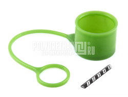 Заглушка (пыльник) наконечника гидравлического шланга, диаметр 47 мм Полиуретан 0-00-9721 (PU54/M80/зеленый)