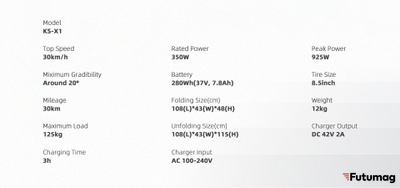 Электросамокат KingSong X1 36V 280 wh