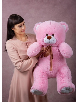 Мишка розовый ,120 см