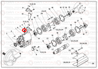 Винт запорный М18х1,5 - М10х1 040908 Geringhoff