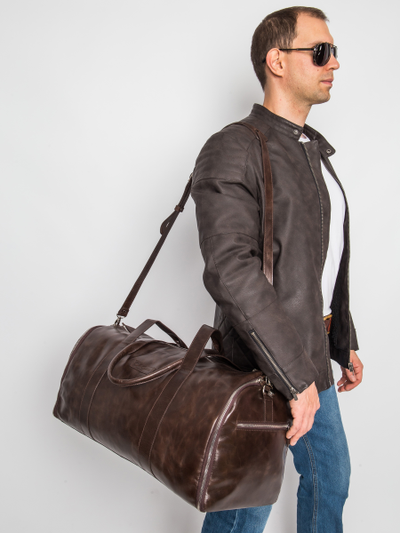 Кожаный портплед / дорожная сумка Torino Premium 
brown (арт. 4037-52)