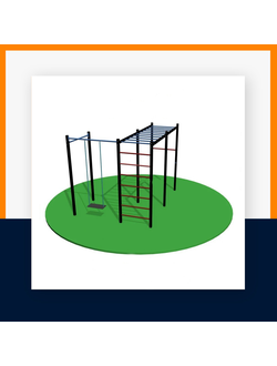 Спортивная площадка Workout w09.2 + качель