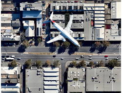 Купить греющую картину с фото самолета после взлета