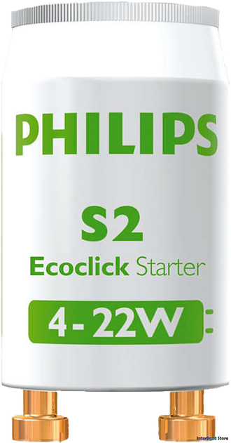 Стартер Philips S2 4-22w 220-240v 110-130v 4/6/8/18w