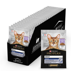 Pro Plan (ПроПлан)  Indoor Влажный корм для взрослых кошек живущих дома, Индейка в желе, 85 г