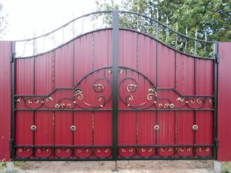 Ворота кованые №2