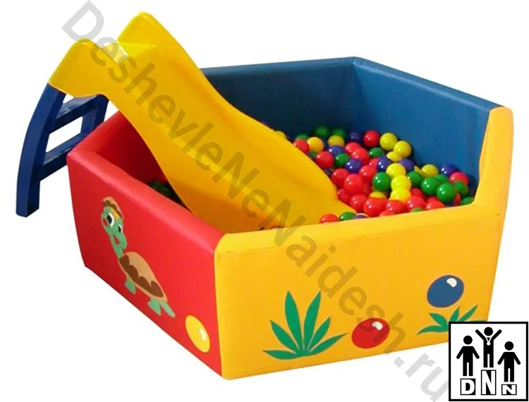 Сухой бассейн шестигранник с шариками