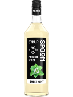 Сироп Spoom Мята сладкая, 1 л (для кофе, чая, коктейлей и десертов)