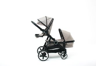 Коляска для погодок BabyZz Dynasty Beige (люлька и 2 прогулки)