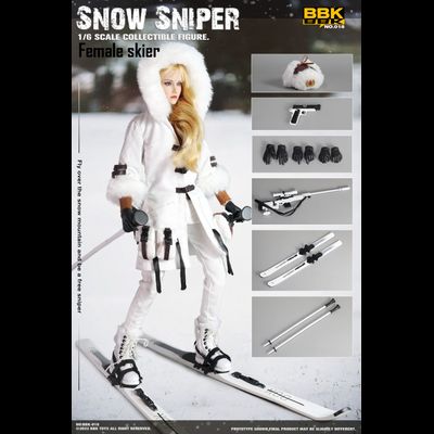 Лыжница-снайпер - КОЛЛЕКЦИОННАЯ ФИГУРКА 1/6 scale Snow Sniper (BBK018) - BBK