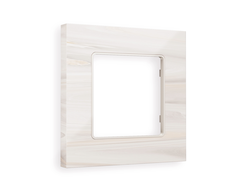 Рамка 1-я Бежевый мрамор, коллекция GRAND - Ambrella Volt - ALFA