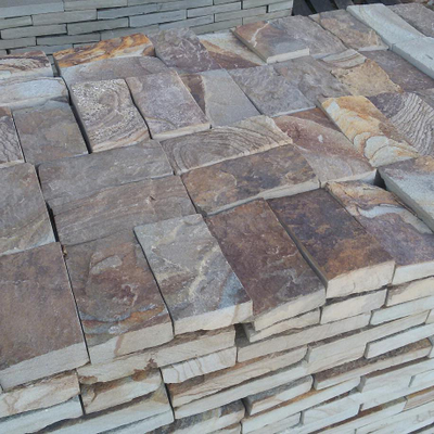 Брусчатка из камня,  жёлтая